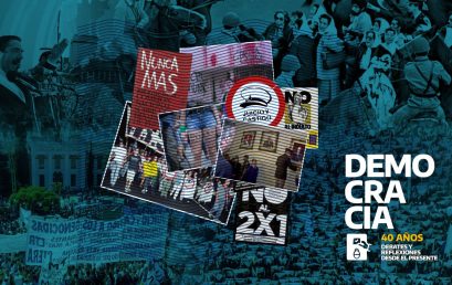 Participación en el XVI Congreso Internacional Políticas de la Memoria, Democracia 40 años. Debates y reflexiones desde el presente.